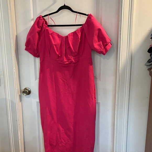 Lena Dresses & Skirts - Elegant Pink Off-Shoulder Dress